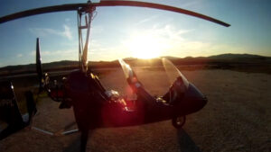 Gyrokopterflug in Spanien