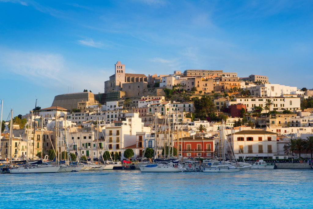 Blick auf den Hafen von Ibiza (Islas Baleares)